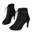 Sandals hollowed out shoes front strap with fish mouth ultra-high slim heel high-heeled cool boots - Korvel
