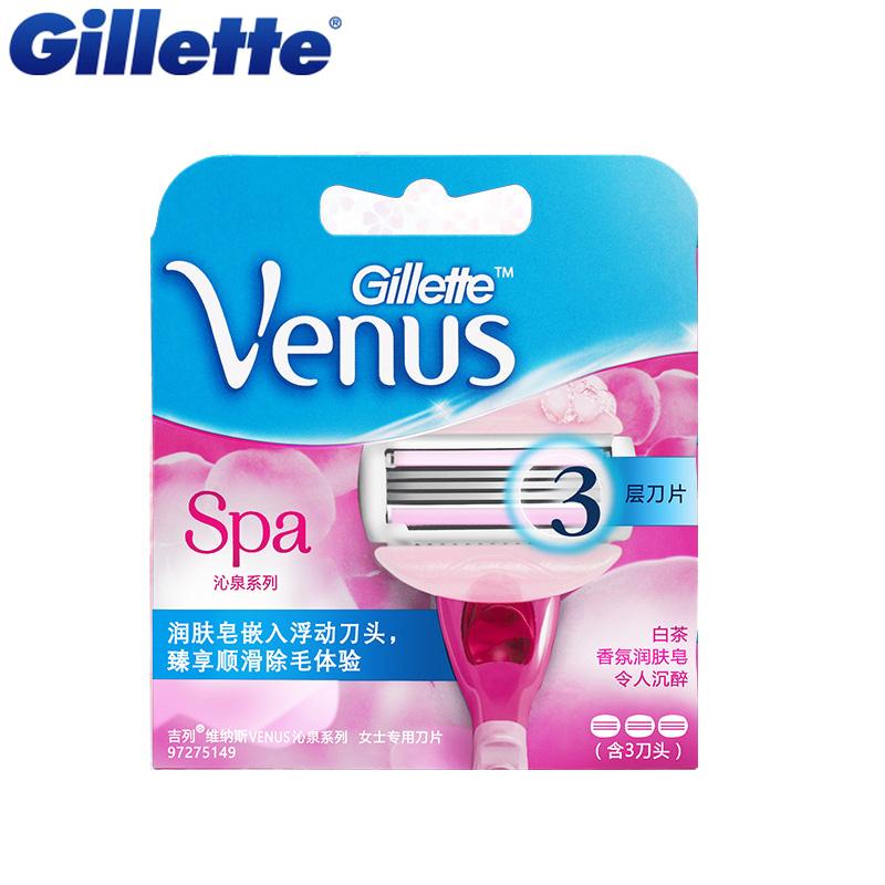 Gillette Venus SPA Breeze Shaving Razor Blades For Women Ladies Vns Series Razor Blade Hair Removal 3Pcs/Pack - Korvel