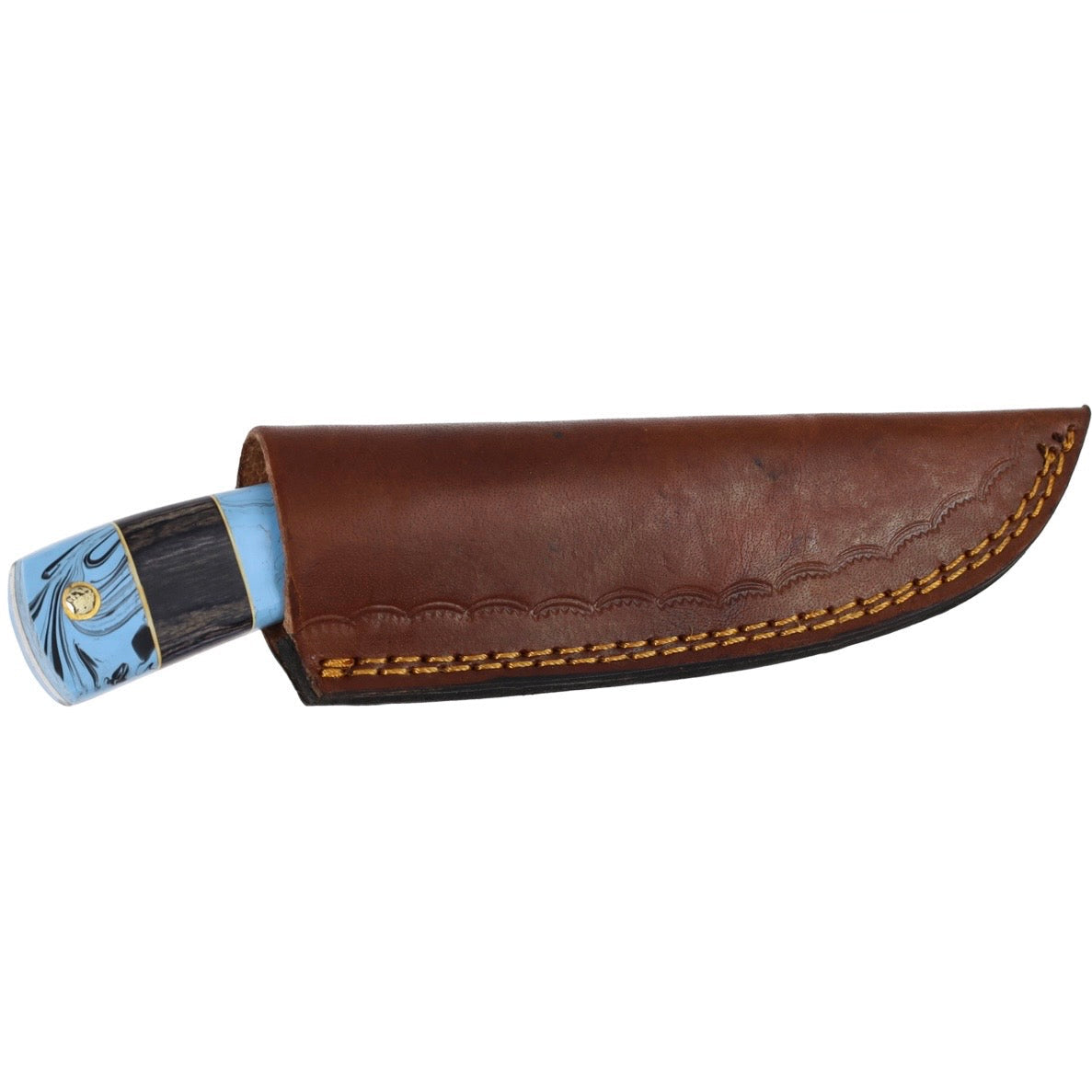Cuchillo Lariat Midnight - Acero Damasco Hecho a Mano