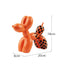 New black and white plaid balloon dog ornaments creative TV cabinet wine cabinet living room porch resin crafts - Korvel