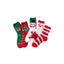 Christmas Red Socks for Children - Autumn and Winter Thickening - Warm Home Socks Coral Velvet Floor Socks Plush Middle Tube - Korvel