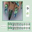 Mid-Length Almond Nail Art Patches for Stylish Looks