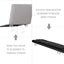 Mini Foldable Laptop Stand, Portable Computer Keyboard , Self-Adhesive Invisible Notebook Stand and Keyboard Lift for Desk - Korvel