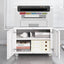 Office furniture Copier Cabinet white mobile pedestal file Printer Stand - Korvel