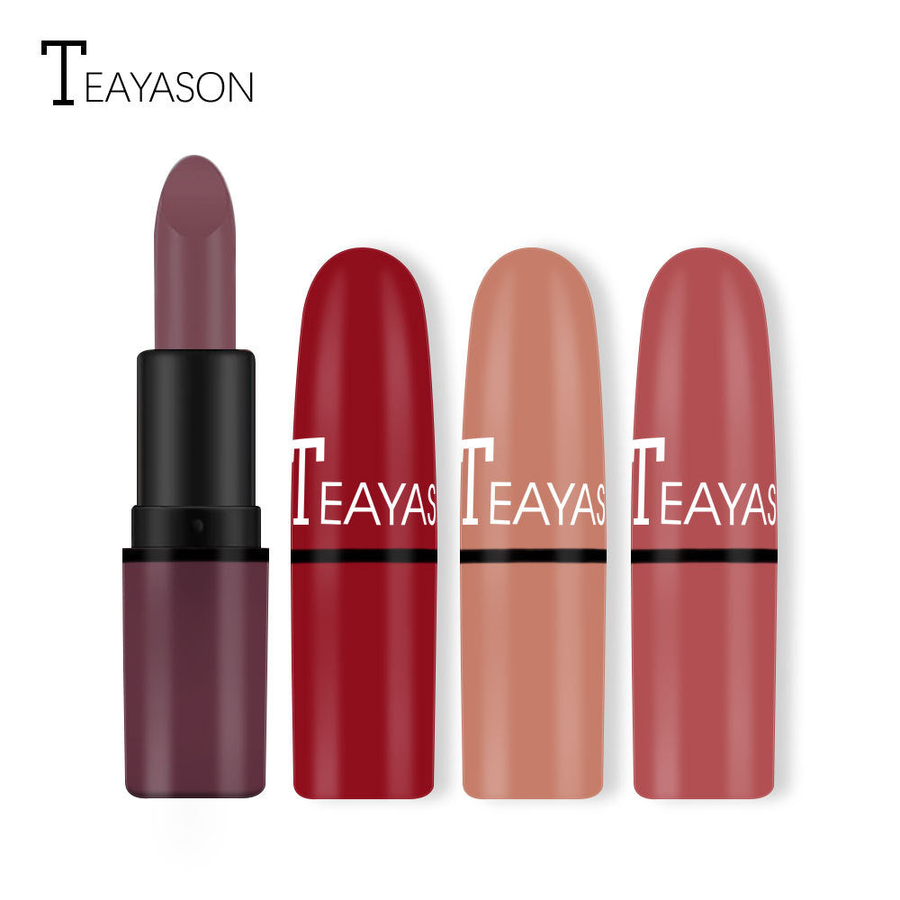 Premium Matte Lipstick in Rich Plum and Classic Red Shades