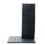 Plastic interlocking deck tiles, 44 terrace deck tiles, 12 "x12" square waterproof terrace floor tiles, gray - Korvel