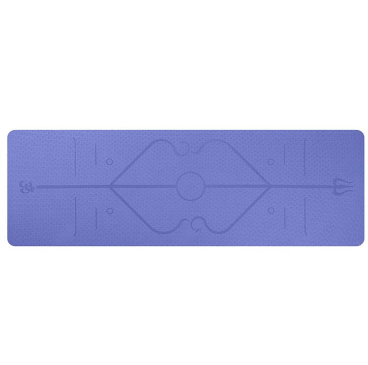 1830*610*6mm TPE Yoga Mat with Position Line Non Slip Carpet Mat For Beginner Environmental Fitness Gymnastics Mats - Korvel