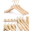 1PCS Household clothes hanging wooden anti-slip clothes rack - Korvel