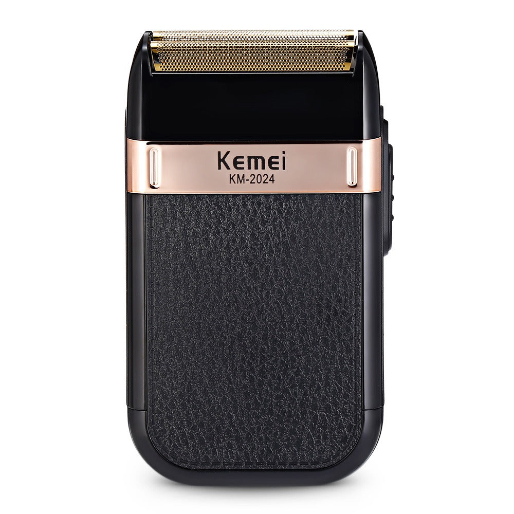 KM -2024 New USB Charging Reciprocating Double Mesh Razor Gold and Silver Knife Mesh Full Body Water Wash - Korvel