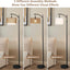 Arc Floor Lamp with Remote Control and Dimmable Bulb