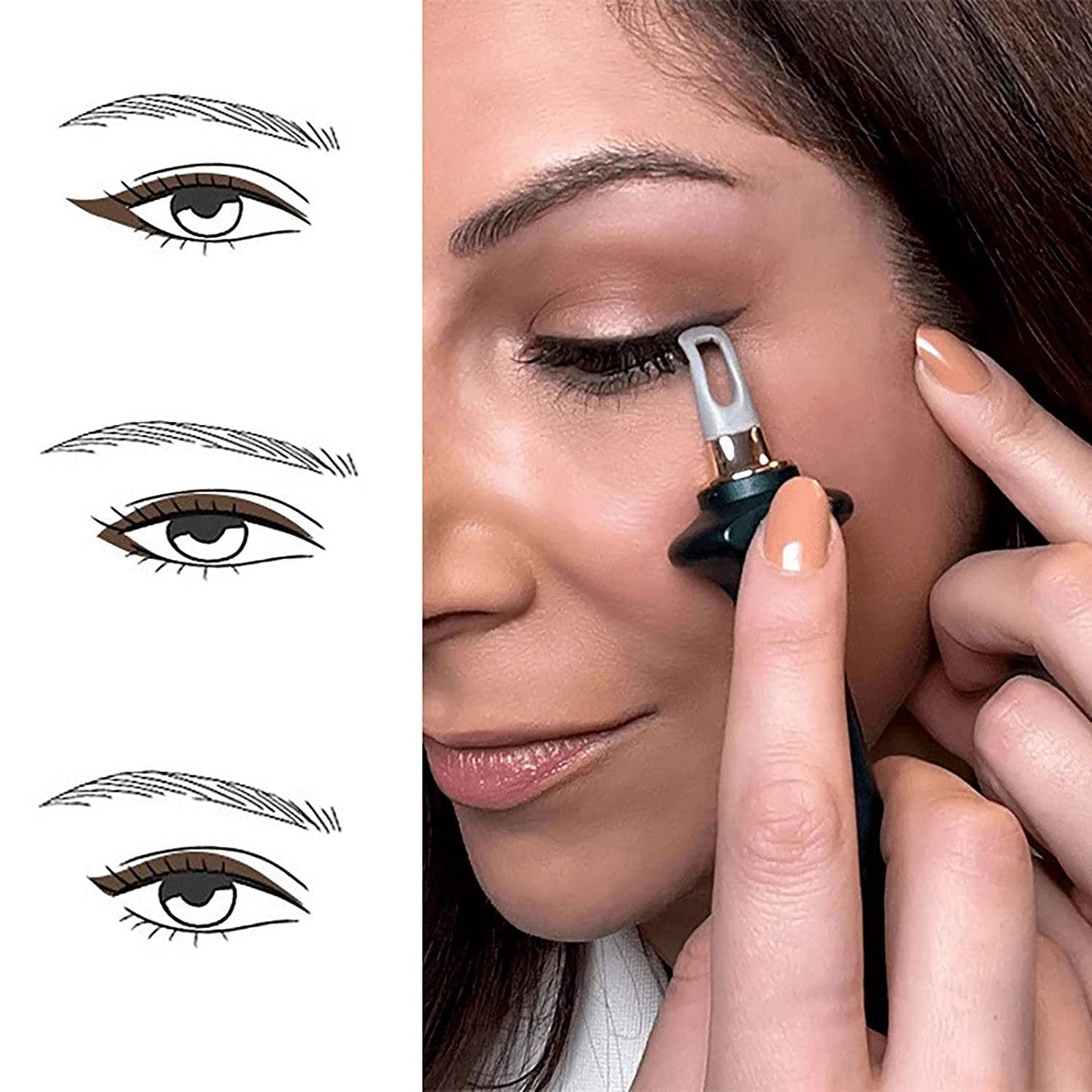 New Silicone Eyeliner Hyper Easy No-Skip Eyeliner 3D Eyeliner Silicone Brush Pen - Korvel
