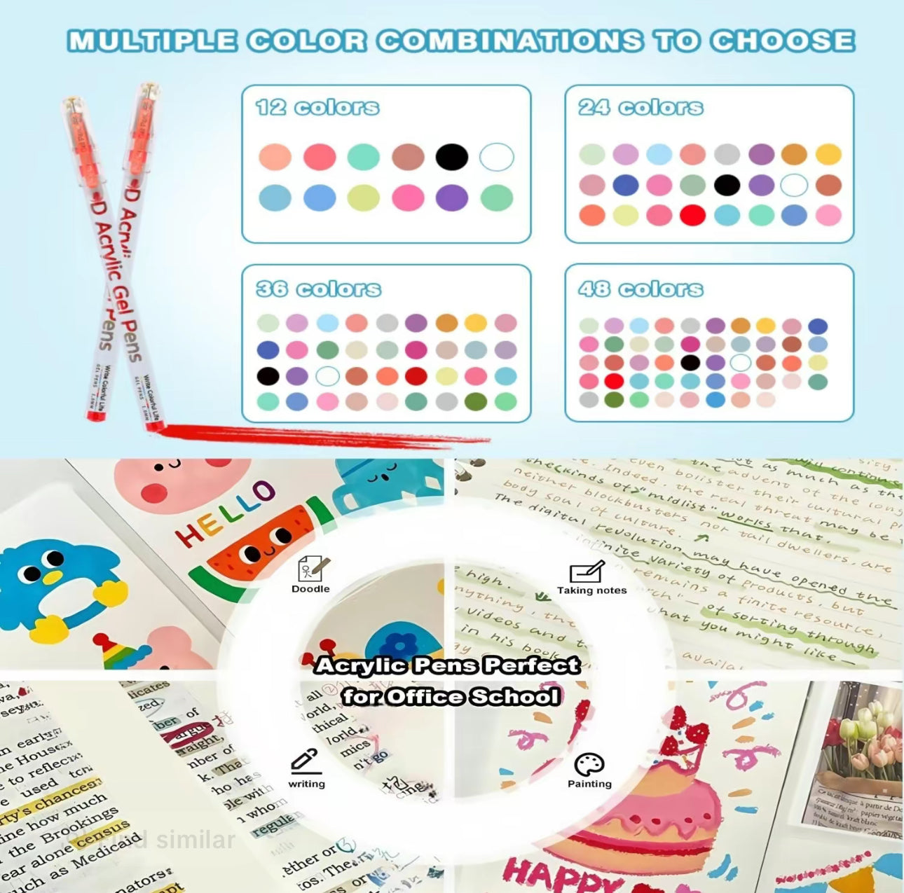 GlowLine 3D Acrylic Gel Pen - Korvel