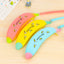 Simple Banana Green Onion Student Pencil Bag Super Cute Silicone Large Capacity Female Pencil Case Purse - Korvel