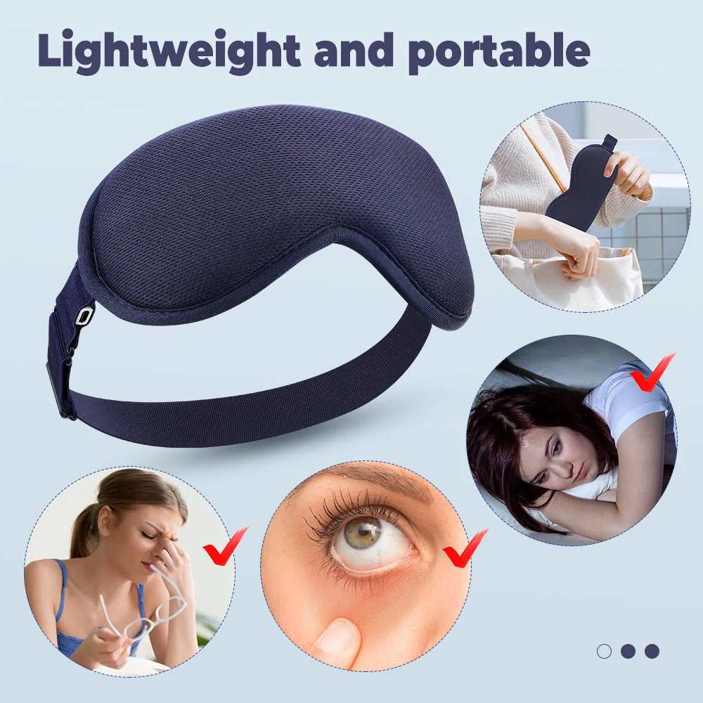 Electric Vibration Eye Massager with Heat - Wireless Comfort