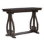 48-Inch Rustic Vintage Console Table --- Farmhouse Style Entryway Table with Open Shelf and Sturdy Construction  (Espresso) - Korvel