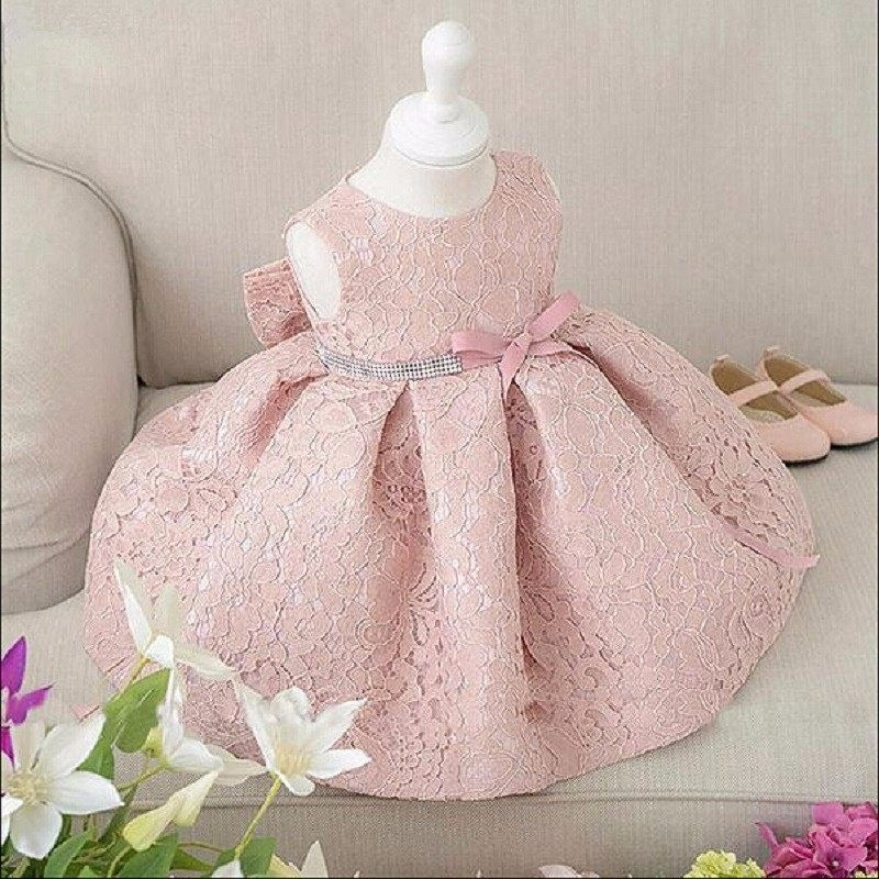 Cute children one year old baby girl princess dress dress - Korvel