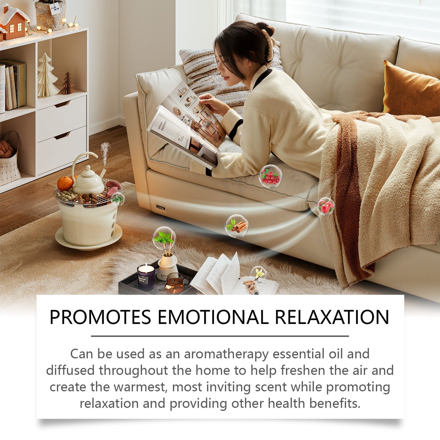 Winter Aromatherapy Oil Set, Humidifier Fragrance Essential Oil Freshens The Air And Keeps The Room Warm In Winter - Korvel
