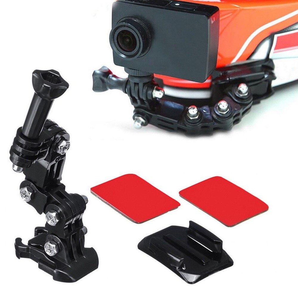 Motorcycle Helmet Mount Curved Adhesive Arm For Xiaomi yi 4K Gopro Hero 8 7 6 5 4 SJCAM sj4000 Eken H9 Action Camera Accessories - Korvel