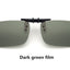 Gafas de sol clip-on polarizadas con espejo UV400