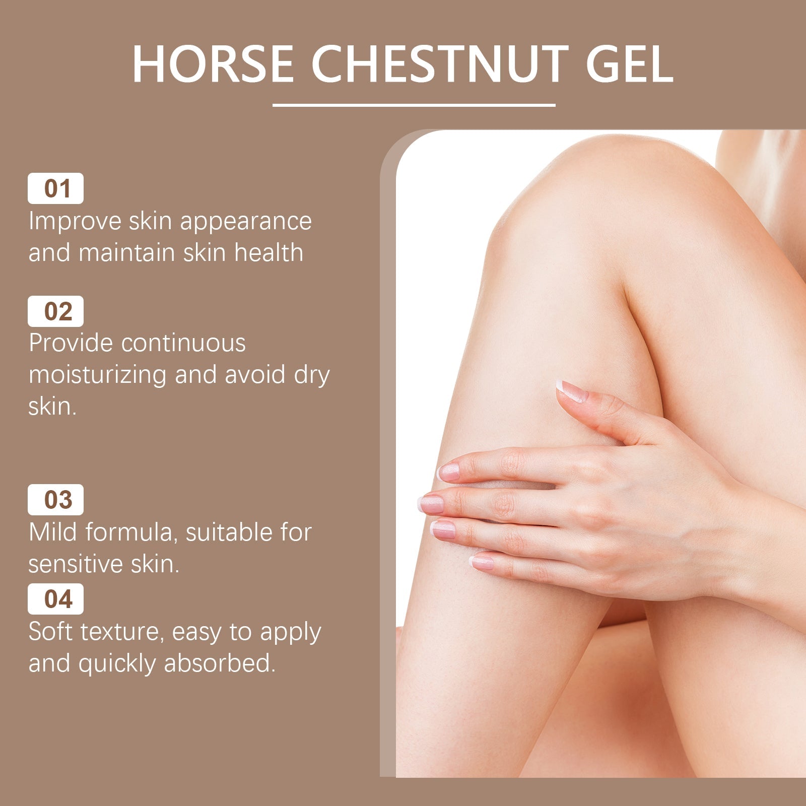 Leg Care Cream Moisturizes And Moisturizes Leg Skin Gently Pamper And Massage Leg Care Cream - Korvel