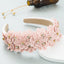 Small Fresh Colorful Flowers Headdress Glass Diamond Retro Headband Female Trendy Hair Band Hair Accessories - Korvel