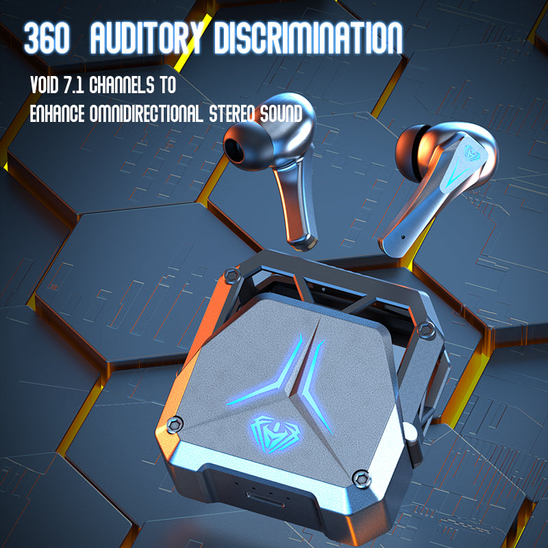 The new mecha wind e sports bluetooth headset wireless 5.3 game low latency and long battery life - Korvel