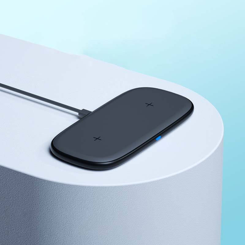 2-in-1 Dual Wireless Charger for Huawei and Samsung Phones