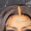Ladies Wig Natural Buckle Wig Black Big Wave Chemical Fiber Front Lace Long Curly Hair High Temperature Silk Headgear - Korvel