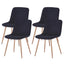 Dining Chair 4PCS（BLACK）Modern style New technology Suitable for restaurants cafes taverns offices - Korvel