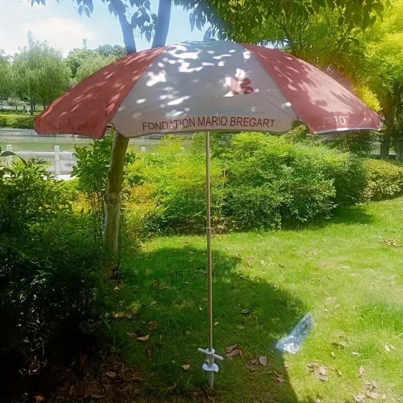 Plastic Adjustable Umbrella Base, Sun, Beach, Terrace, Sand, Ground Fixing Tools (Anchor Bracket, Spiral Tool, Tip Part), 1 Pc - Korvel