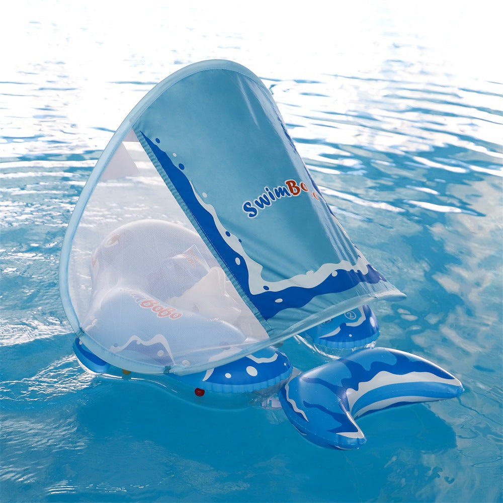 Swimbobo Baby Swimming Ring with Canopy - Shark Design