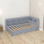 Wooden Twin Size Daybed with Storage and USB Ports - Grey
