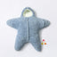 Plush Starfish Lamb Split Leg Baby Sleeping Bag