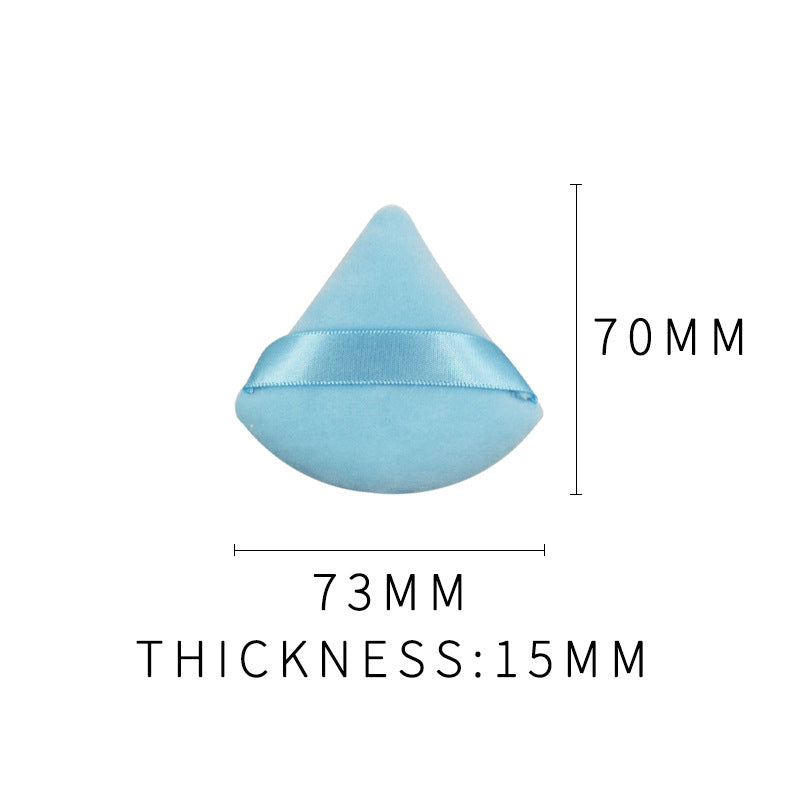 Puff à Poudre Sec Triangle - Outil de Maquillage Premium
