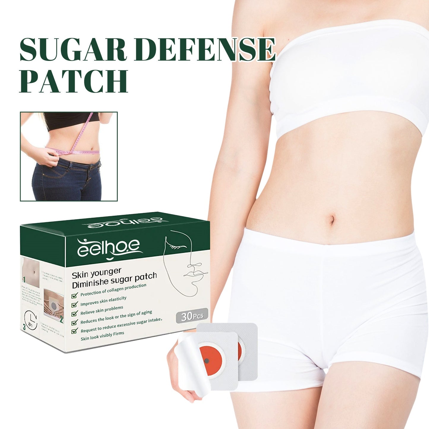 Sugar Soothing Belly Button Stick for Body Contour