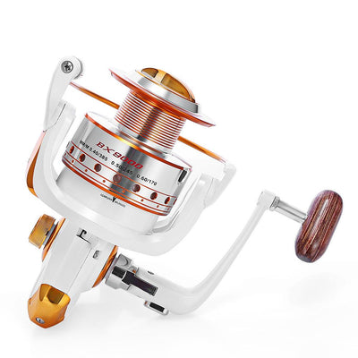 YUMOSHI Full Metal Fishing Spinning Reel with Exchangeable Arm Rocker