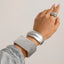 Retro Personalized Metal Square Mirror Bracelet