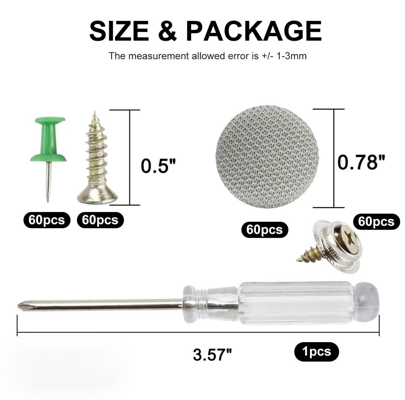 RoofSnap Universal Headliner Repair Kit