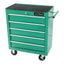 5 DRAWERS MULTIFUNCTIONAL TOOL CART WITH WHEELS-GREEN - Korvel