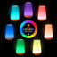 Wood Grain Remote Control Touch Night Light