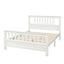 Wood Platform Bed with Headboard and Footboard  Full - Korvel