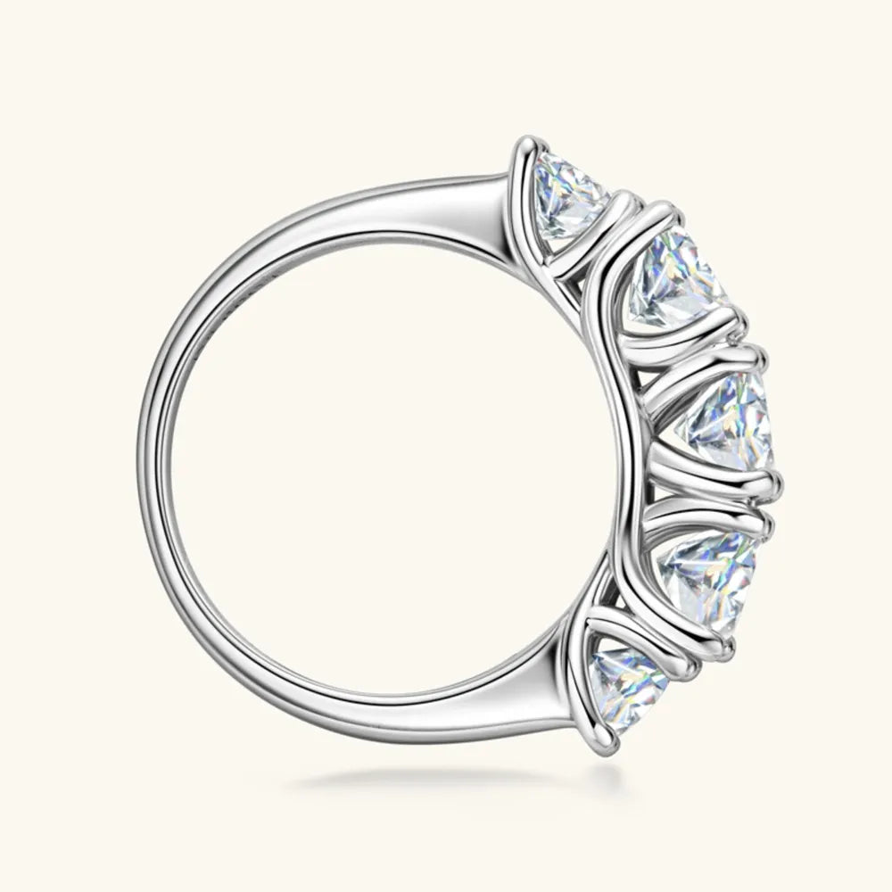 3.6 Carat Moissanite 925 Sterling Silver Ring - Korvel