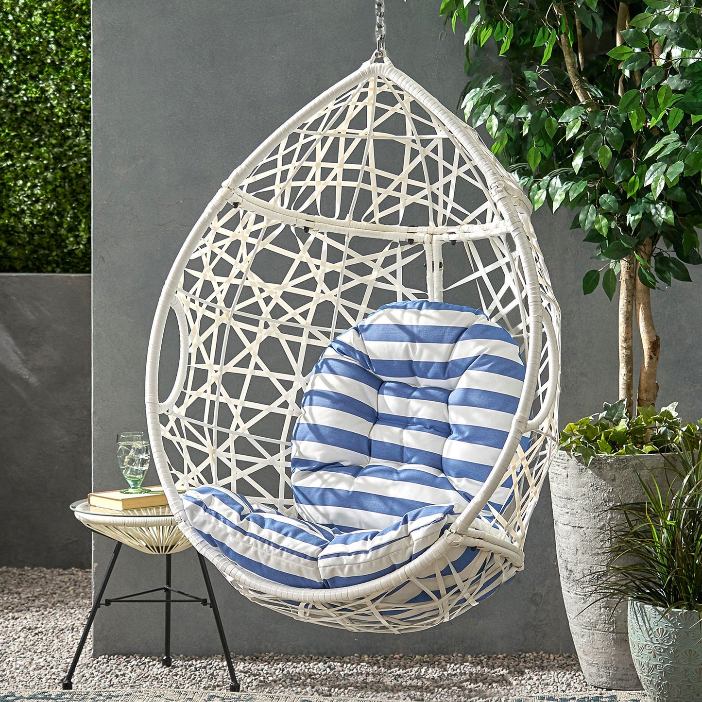 Marlin Hanging Egg Chair-Basket