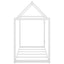 Metal House Shape Platform Bed - Twin