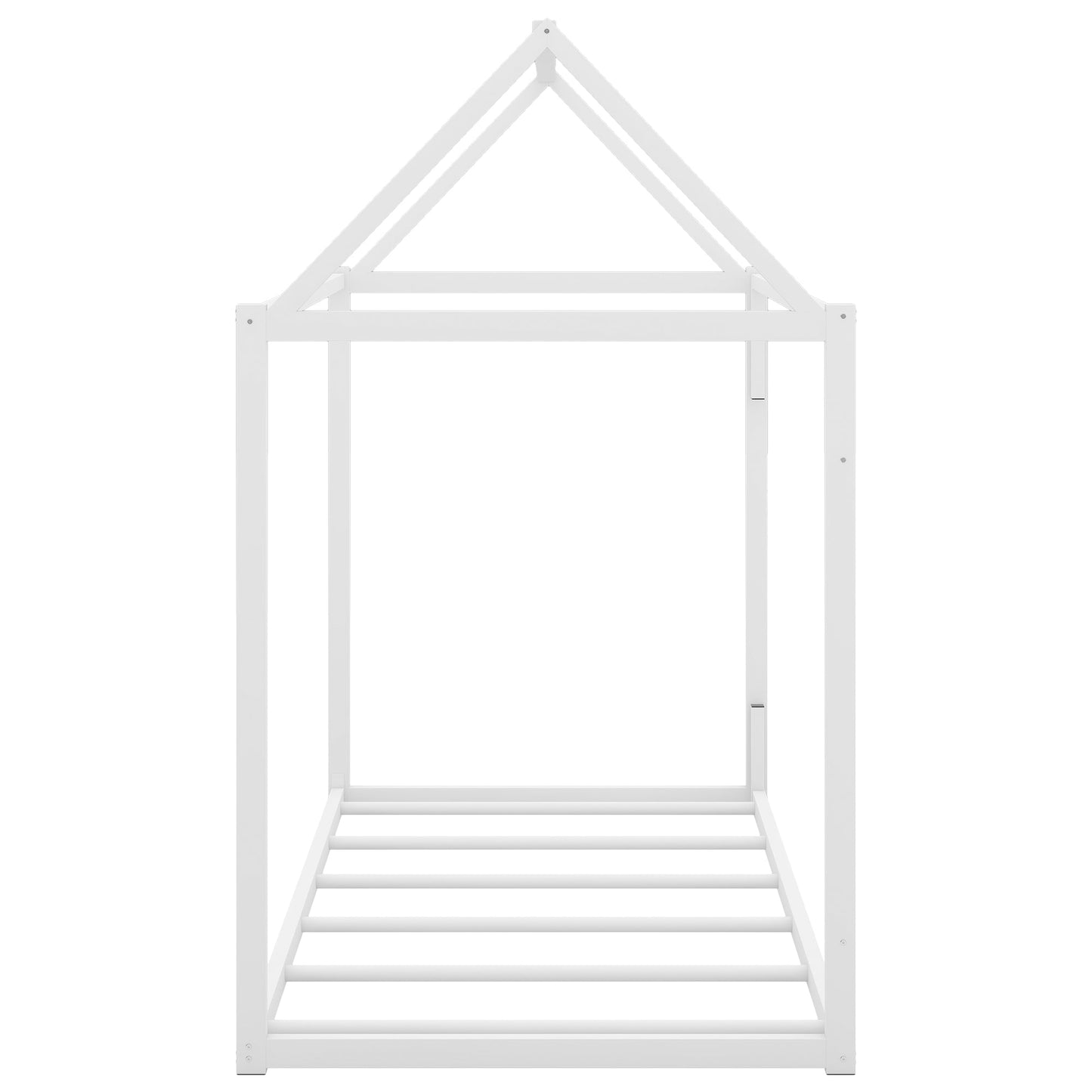 Metal House Shape Platform Bed - Twin