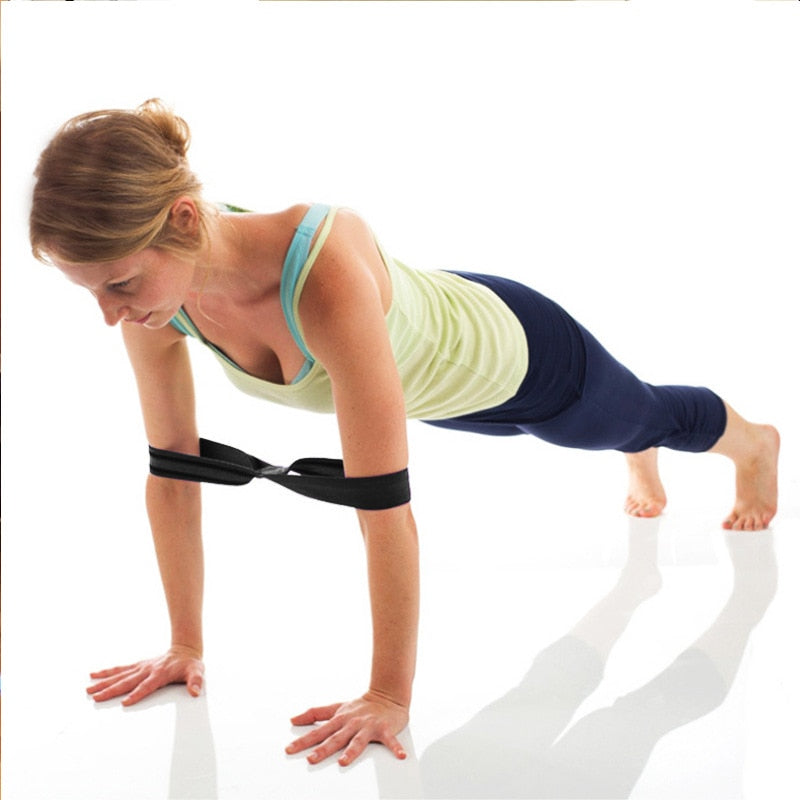 Yoga Stretch Strap Belt 8-shaped Women Pull Up Bands Belt Rope for Wrist Training Gym Pilates Physical Therapy Fitness Equipment - Korvel