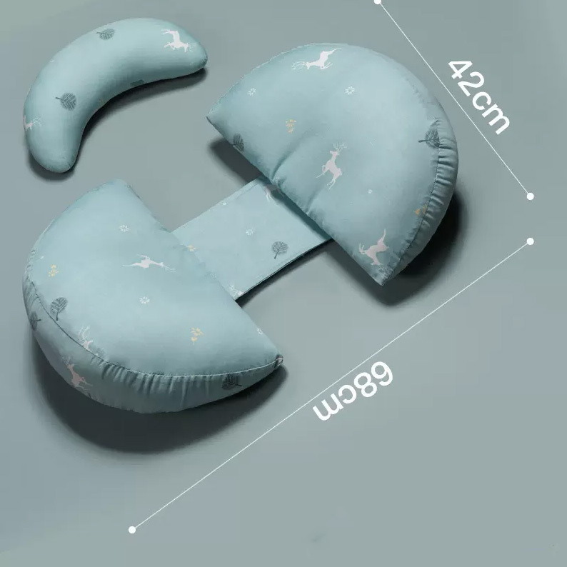 U-shaped pregnant woman pillow waist side sleeping pillow waist protection pregnant woman pillow - Korvel