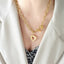 Collar de Pendiente de Corazón de Acero de Titanio