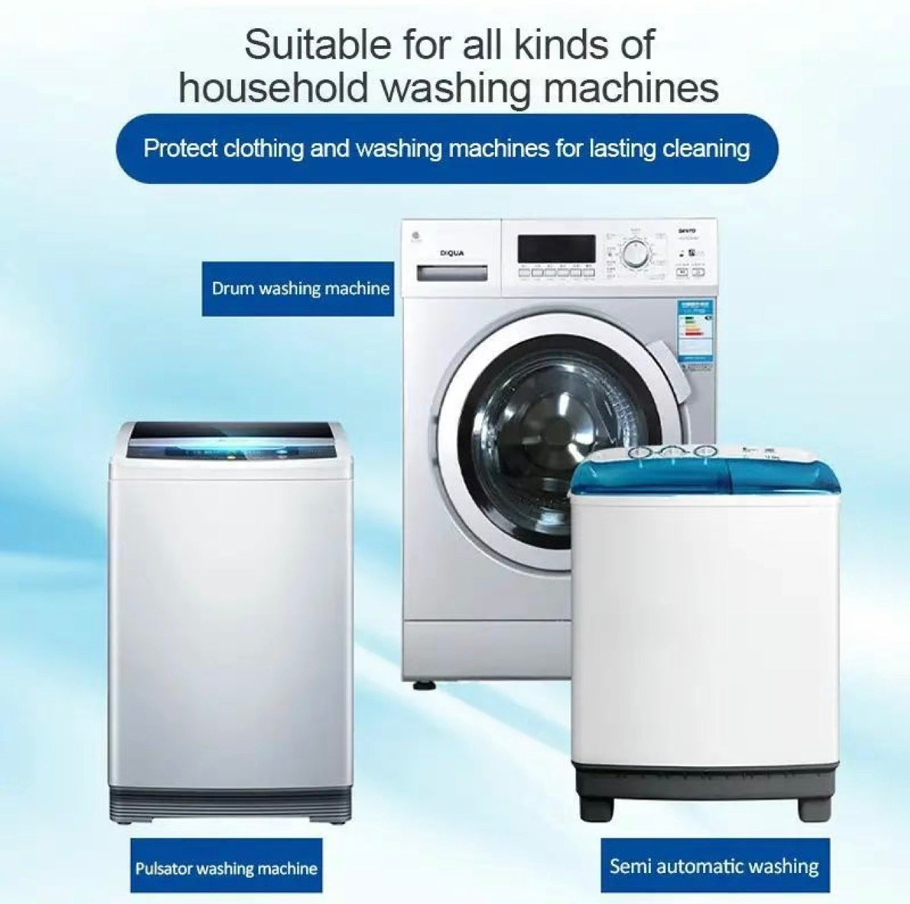 Tablettes de lavage FreshDrum - Solution de nettoyage premium