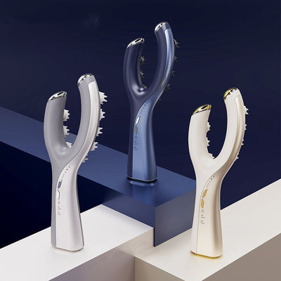 Head massager EMS micro current red light massage comb electric massage comb scalp care massager - Korvel